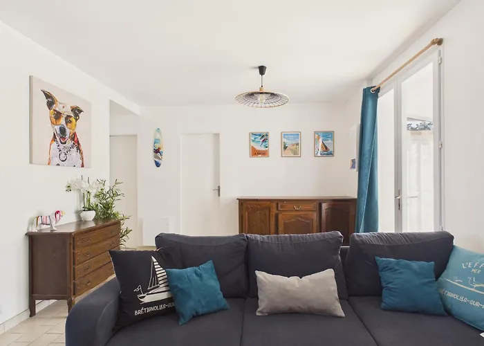 Jardin Et Véranda, à 500 M, Maison Pour 4 Hébergement de vacances